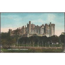 The Castle, Arundel, Sussex, 1921 - Photochrom Postcard