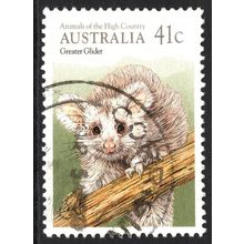 AUSTRALIA 1990: ANIMALS OF THE HIGH COUNTRY - 41c GREATER GLIDER USED (G1)