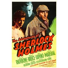 The Adventures of Sherlock Holmes Poster Canvas Movie Film Print A0 A1 A2 A3 A4