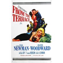From the Terrace (1960)_1 Movie Film Poster Canvas iconic design