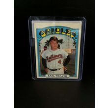Earl Weaver #323 | 1972 Topps Baseball Trading Card