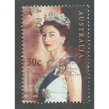 AUS 2003 50c ' 50TH ANN OF CORONATION' FINE USED (EBID34-246