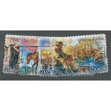 AUS 2014 SET (S/A) 'BUSH BALLADS' (4v) FINE USED (EBID36-244)