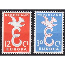 NIEDERLANDE NETHERLANDS [1958] MiNr 0718-19 ( **/mnh ) CEPT