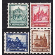 GERMANY REICH [1931] MiNr 0459-62 ( */mh ) Bauwerke