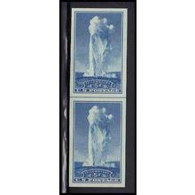 760 5c Yellowstone Park Very Fine MNH Hor Line Vert Pair Z2128