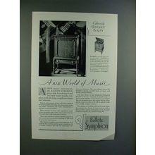 1928 Balkite Symphonion Radio Ad - A New World