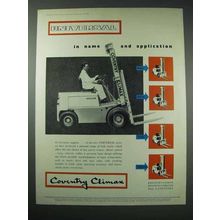 1958 Coventry Climax Universal Forklift Ad - in Name