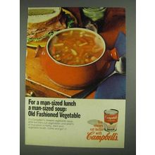 1967 Campbell's Old Fashioned Vegetable Soup Ad