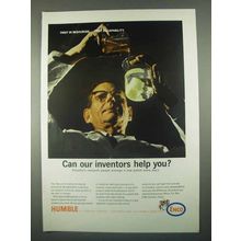 1967 Humble Enco Oil Ad - Can Our Inventors Help You?