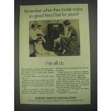 1967 Robert Bosch Corporation Ad - Last for Years