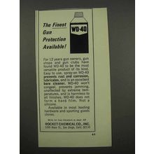 1967 Rocket Chemical WD-40 Spray Ad - Protection