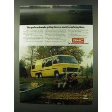 1974 GMC Motorhome Ad - Getting There As Much Fun