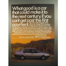 1984 Volkswagen Jetta Ad - Make It To The Next Century