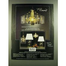 1986 Fredrick Ramond Nu Romantic Lighting Ad
