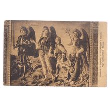 TRE ARCANGIOLL e TOBIOLO by BOTTICELLI, unused vintage postcard Italy =