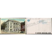 CT New London Postcard Municipal BuildingStreet Scene Intersection w/Troll~2159