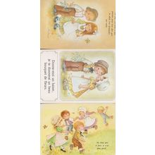French Children Maypole Folk Style Dancing Romance 3x Chidrens France Postcard