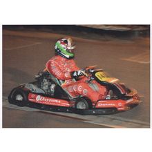 Dario Franchitti Indycar Race Champion Karting Rare Postcard