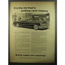 1954 Buick Car Ad - It's the hit that's writing new history