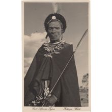 Kikuyu Witch Voodoo Magic Woman Antique East African Postcard