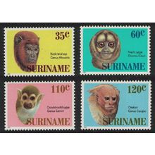 Suriname Monkeys 4v 1987 MNH SG#1299-1302