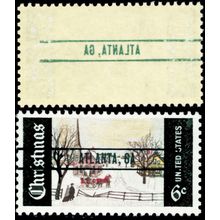 1384, MNH 6¢ ATLANTA Reverse Printing Under Gum Freak EFO Error * Stuart Katz