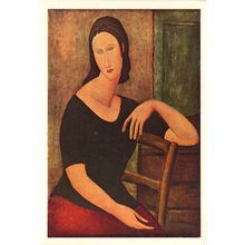 Amadeo Modigliani Jeanne Hebuterne Painting Postcard