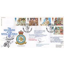 Squadrons Of The Royal Air Force Christmas 1994 Flown Hand Signed FDC