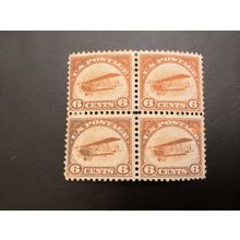 ICOLLECTZONE US C1 block of four VF NH right pair, left hinged $330