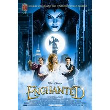 Enchanted (2007)_1 Movie Film Poster Canvas iconic design