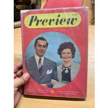 1949 "PREVIEW 1950" FILM STARS PHOTO ILLUSTRATED MOVIES HARDBACK BOOK (P4)