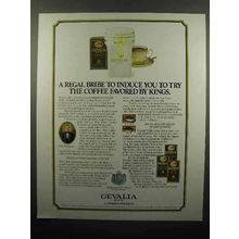 1987 Gevalia Coffee Ad - A Regal Bribe to Induce You