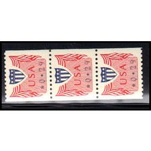 CVP31 29c Shield Very Fine MNH Dry Gum Strip of 3 PA5196