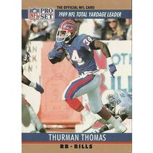 THURMAN THOMAS 1990 PRO SET # 10