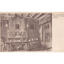 Saint John Berchmans Burchman Room Zimmer Rome Italy Religious Old Postcard