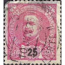 PORTUGAL, King Carlos I, pink 1899, 25reis, #2