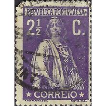 PORTUGAL, Ceres, violet 1915, 2½c, #2
