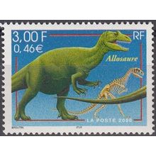 France 2000 Michel 3475 Neuf ** Cote (2008) 1.15 € Allosaure