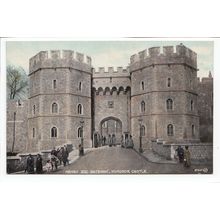 Henry VIII Gateway Windsor Castle Postcard 87697