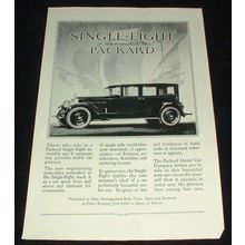 1928 Packard Single Eight Car Ad - Production!