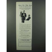 1928 Palmolive Shaving Cream, After Shaving Talc Ad