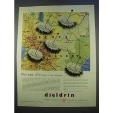 1955 Shell Dieldrin Ad - Case of Pseudococcus Kenyae