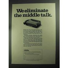1968 Executone Intercom Ad - Eliminate the Middle Talk