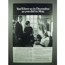 1969 Virginia Tourism Ad - You'll Love Us in December