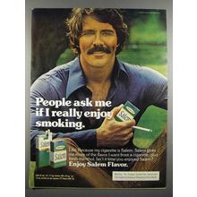 1978 Salem Cigarette Ad - I Really Enjoy Smoking