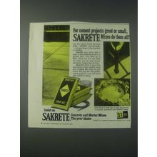 1978 Sakrete Cement Mix Ad - Projects Great or Small