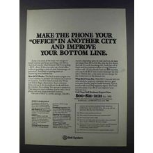 1980 Bell Remote Call Forwarding Ad - Make Phone Office