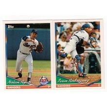 1994 Topps Texas Rangers team set with traded - 33 cards- factory set fresh!