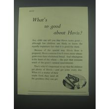 1954 Hovis Bread Ad - What's so good about Hovis